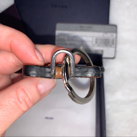 PRADA Saffiano Leather Purse/Key Charm - Picture 11 of 16